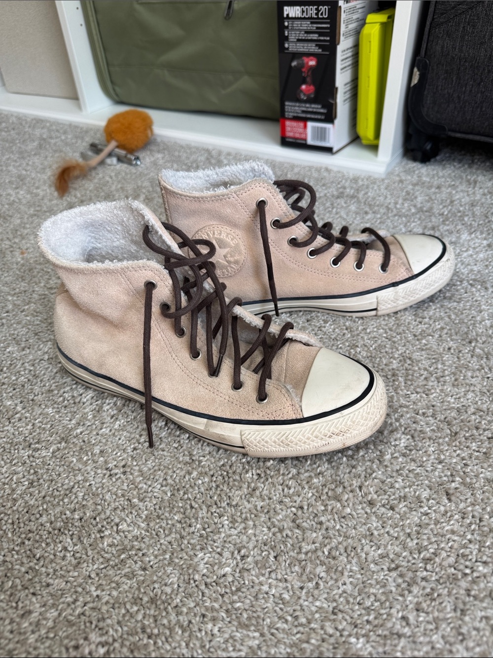 Converse High Top Sherpa Chuck Taylor All Star Light Bisque